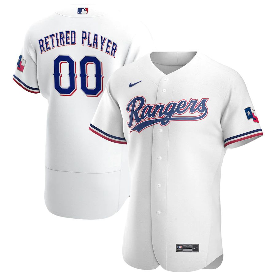 Cheap Mens Texas Rangers Nike White Home Pick-A-Player Retired Roster Authentic MLB Jerseys